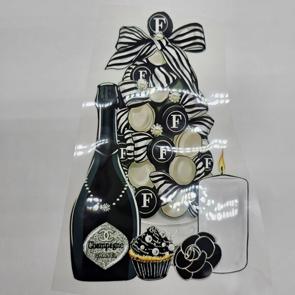 Custom Canvas Tote Bag, Large Size - Fashion Theme #13 - Cream Tote - Picture 2 of 15